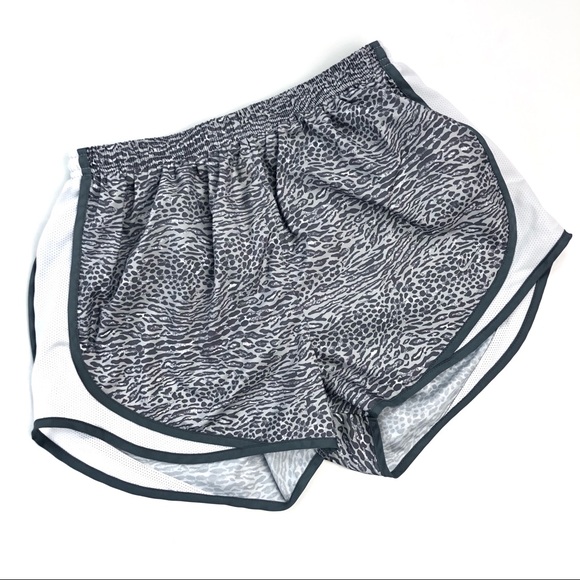Nike Pants - Nike Dri Fit Tempo Running Shorts Grey & White M